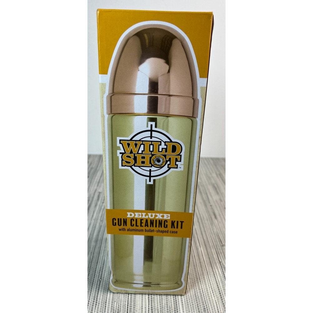 Wild Shot Deluxe Gun Cleaning Kit Aluminum Bullet Case 51pc SPGUNBLTAL